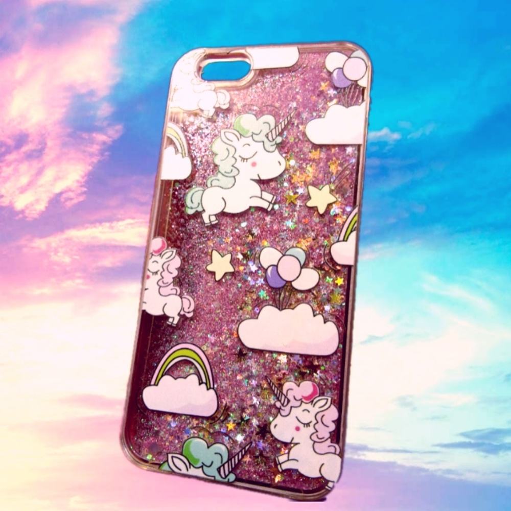 🆕🦄 Pink Glitter Baby Unicorn IPhone I6/I6s Case